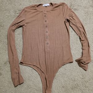 Womens Tan One Piece